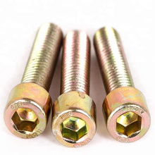 M22 M24 8.8 Grade Yellow Zinc Plated Hex Socket Cap Head Screw